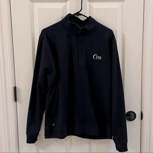 Zyia Active Navy Mens Logo 1/4 Zip